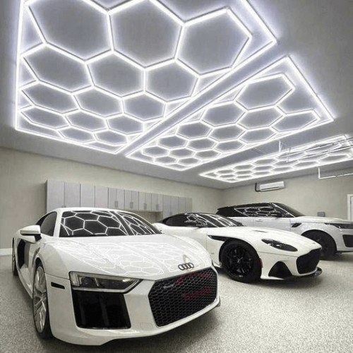HEXAGON LED * HONEYCOMB * DETAILING GARÁŽ
