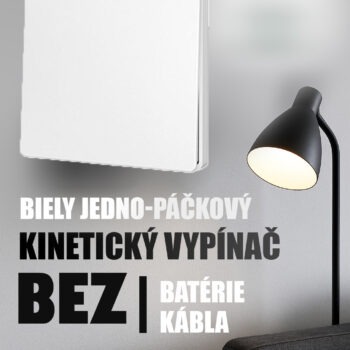 kinetický vypínač s RF jednotkou
