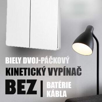 kinetický vypínač s RF jednotkou