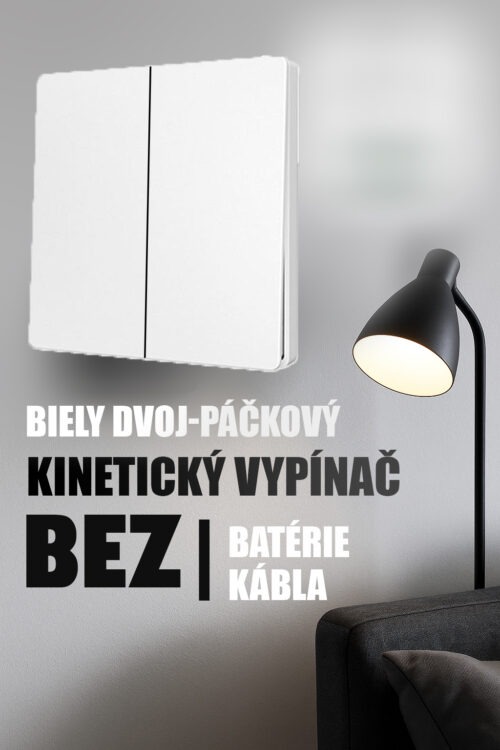 kinetický vypínač s RF jednotkou