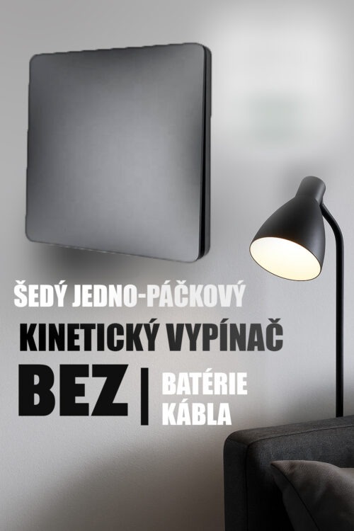 kinetický vypínač s RF jednotkou