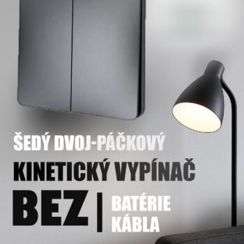kinetický vypínač s RF jednotkou