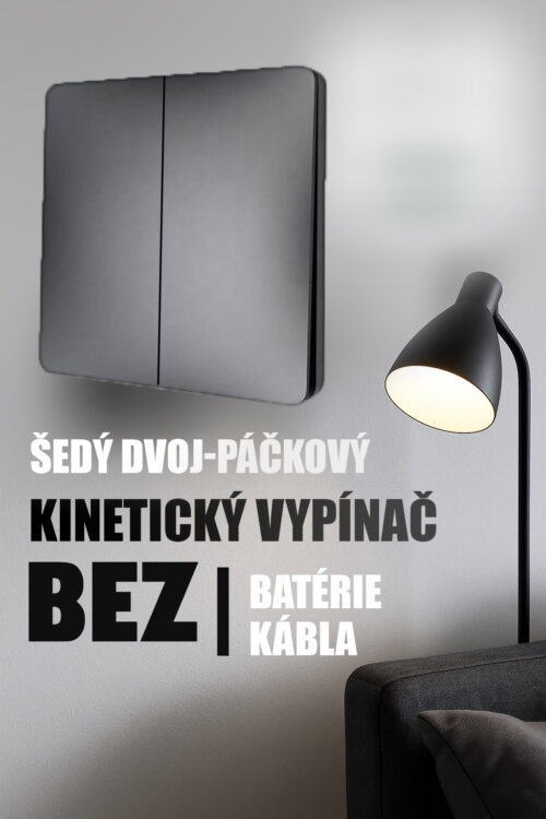 kinetický vypínač s RF jednotkou