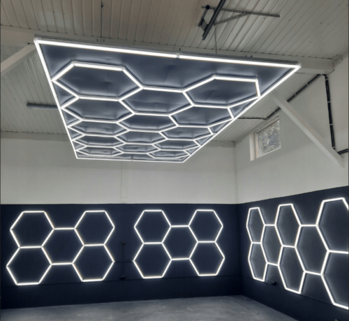 HEXAGON LED * HONEYCOMB * DETAILING GARÁŽ