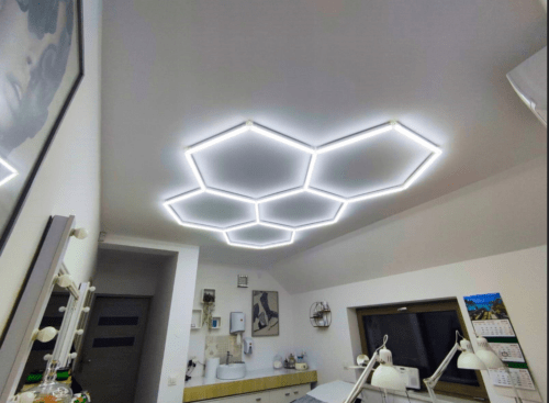 HEXAGON LED * HONEYCOMB * DETAILING GARÁŽ