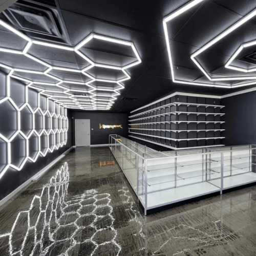 HEXAGON LED * HONEYCOMB * DETAILING GARÁŽ
