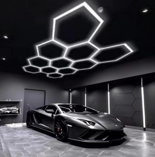 HEXAGON LED * HONEYCOMB * DETAILING GARÁŽ