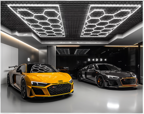 ICONIC Hexagon LED svetlo - 14F detailing HONEYCOMB