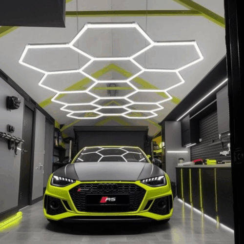 ICONIC Hexagon LED svetlo - 15F detailing HONEYCOMB