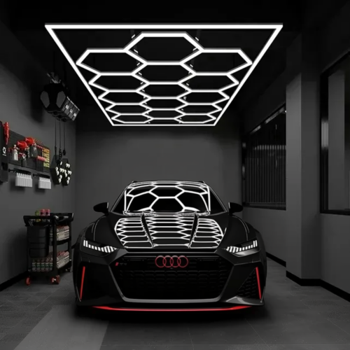 ICONIC Hexagon LED svetlo - 15F detailing HONEYCOMB